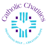 catholic charities providing help, creating hope logo