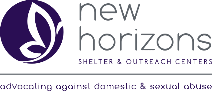 new horizons shelter and outreach centers advocating against domestic and sexual abuse logo